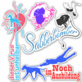 Contour Sticker Picture Great Dane (Vorderseite)