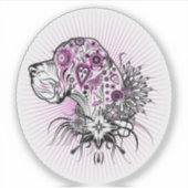 Contour Sticker Tattoo Great Dane (Vorderseite)