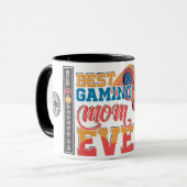 Contra Cheat Code Beste Gaming-Mama-Kaffee Tasse (Vorderseite Links)