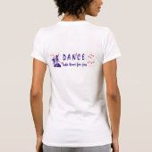 Contra Dance Freude T-Shirt (Rückseite)