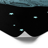 Contrabass Jazz Musik Aufrecht Bass Double Bass Poster (Ecke)