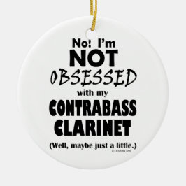 Contrabass-Klarinette Keramikornament