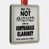 Contrabass-Klarinette Silbernes Ornament (Rechts)