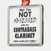 Contrabass-Klarinette Silbernes Ornament (Links)