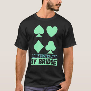 Contract Bridge Bids Duplizieren Kartenspiel T-Shirt