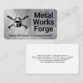 Contract Worker | Blue Collar Work | Welding Visitenkarte (Vorne/Hinten)