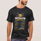 Contractor Hourly Rate T-Shirt (Vorderseite)