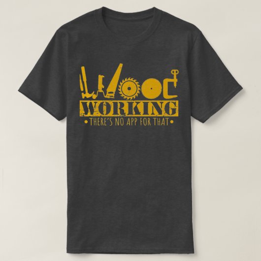 Contractor Woodworking Tools Wood Worker Spaß Han T-Shirt (Design vorne)
