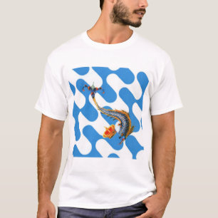 Contrada Capitana dell'Onda (Wave) Palio T-Shirt