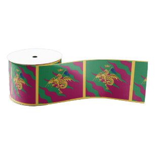 Contrada del Drago (Drache) Palio di Siena Ripsband