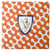 Contrada del Leocorno (Einhorn) Palio Fliese (Vorderseite)