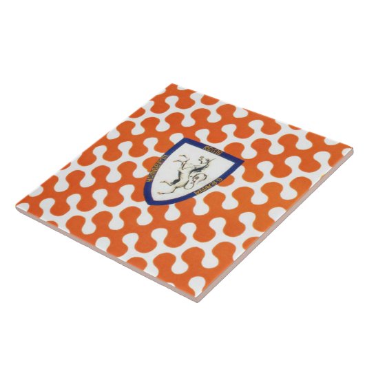 Contrada del Leocorno (Einhorn) Palio Fliese (Seite)