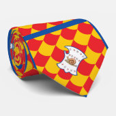 Contrada della Chiocciola (Schnecke) Palio Krawatte (Gerollt)