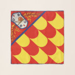Contrada della Chiocciola (Schnecke) Palio Schal<br><div class="desc">Flaggenbanner der Contrada della Chiocciola (Schnecke) Palio di Siena</div>
