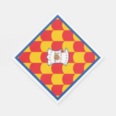 Contrada della Chiocciola (Schnecke) Palio Serviette (Ecke)