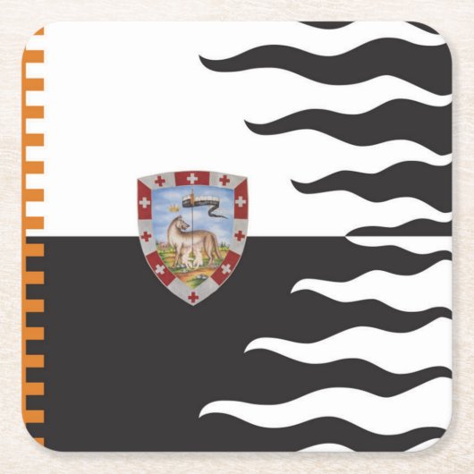 Contrada della Lupa (She-Wolf) Palio di Siena Rechteckiger Pappuntersetzer (Vorderseite)