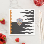 Contrada della Lupa (She-Wolf) Palio di Siena Serviette (Beispiel)