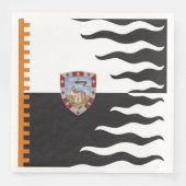 Contrada della Lupa (She-Wolf) Palio di Siena Serviette (Vorderseite)