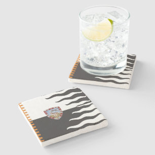 Contrada della Lupa (She-Wolf) Palio di Siena Steinuntersetzer