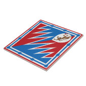 Contrada della Pantera (Panther) Palio di Siena Fliese (Seite)