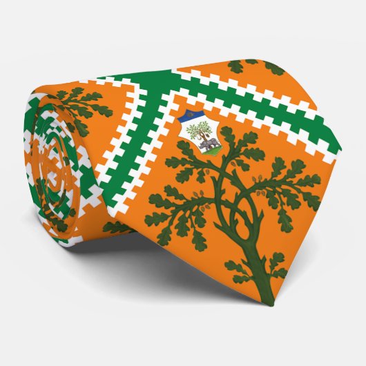 Contrada della Selva (Wald) Palio di Siena Krawatte (Gerollt)