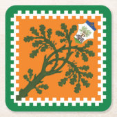 Contrada della Selva (Wald) Palio di Siena Rechteckiger Pappuntersetzer (Vorderseite)