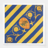 Contrada della Tartuca (Tortoise) Palio di Siena Serviette (Vorderseite)