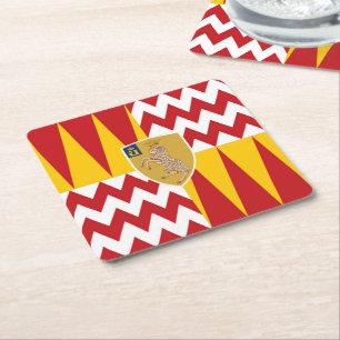 Contrada di Valdimonton (Rammtal) Rechteckiger Pappuntersetzer