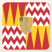 Contrada di Valdimonton (Rammtal) Rechteckiger Pappuntersetzer (Vorderseite)