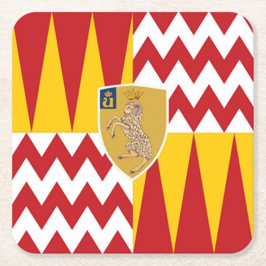 Contrada di Valdimonton (Rammtal) Rechteckiger Pappuntersetzer (Vorderseite)