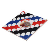 Contrada Sovrana dell'Istrice (Porcupine) Palio Fliese (Seite)