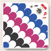 Contrada Sovrana dell'Istrice (Porcupine) Palio Getränkeuntersetzer (Vorderseite)