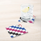 Contrada Sovrana dell'Istrice (Porcupine) Palio Rechteckiger Pappuntersetzer (Vor Ort)