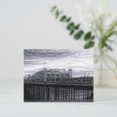 Contrast Brighton Pier Postkarte (Stehend Vorderseite)
