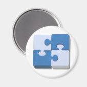 ContrastingPuzzle101310 Magnet (Vorderseite/Rückseite)