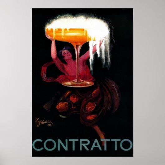 Contratto Vintage PosterEurope Poster (Vorne)