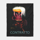 Contratto Vintages PosterEurope Fleecedecke (Vorderseite)