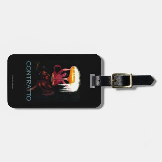 Contratto Vintages PosterEurope Gepäckanhänger (Vorderseite horizontal)