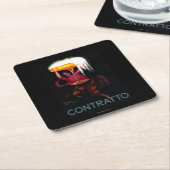 Contratto Vintages PosterEurope Rechteckiger Pappuntersetzer (angewinkelt)