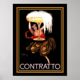 Contratto von Cappiello 12 x 16 Print Poster