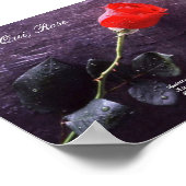 Contre Qui, Rose Poster (Ecke)