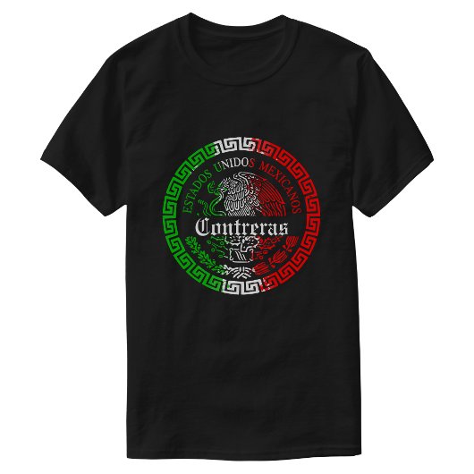 Contreras Nachname México Emblem Shirt