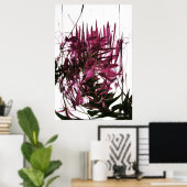 Contrived Cleome Poster (Heimbüro)