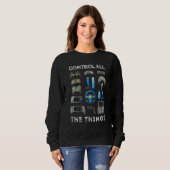 Control All The Things Video Game Controller 1 Sweatshirt (Vorne ganz)