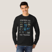 Control All The Things Video Game Controller 1 T-Shirt (Vorne ganz)