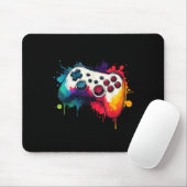 Control All The Things Video Game Controller Gamer Mousepad (Mit Mouse)