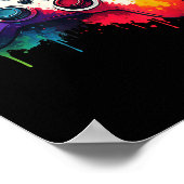 Control All The Things Video Game Controller Gamer Poster (Ecke)