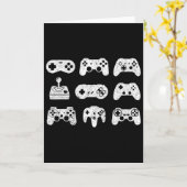 Control All The Things Video Game Controller Karte (Gelbe Blume)