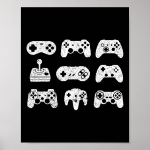 Control All The Things Video Game Controller Poster