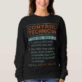 Control Technician Dictionary Noun Wizard Magician Sweatshirt (Vorderseite)
